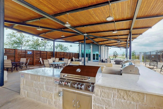 4917 Woodloch Dr, Princeton, TX 75407 - view of patio / terrace with an outdoor kitchen