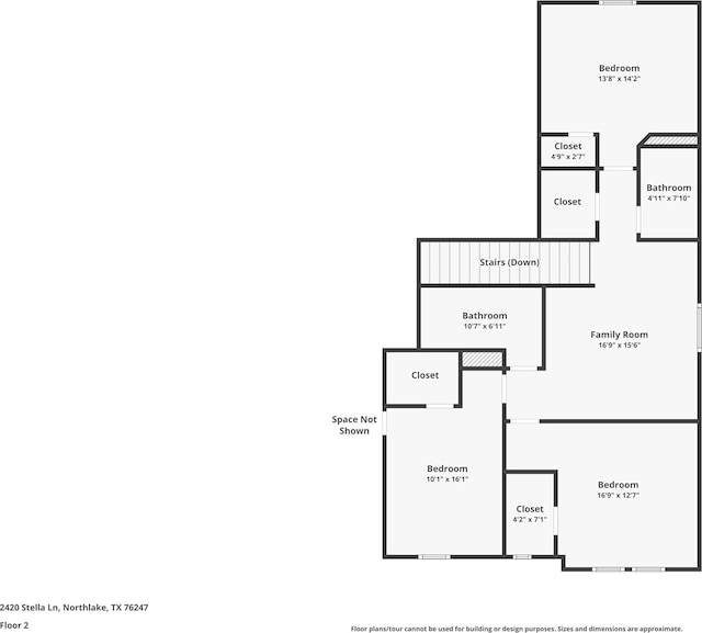 2420 Stella Ln, Northlake, TX 76247 - view of room layout