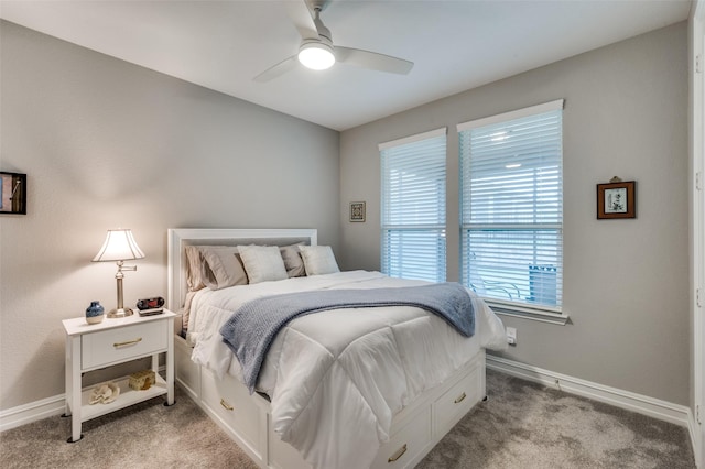 1116 Cornerstone Dr, Little Elm, TX 76227 - bedroom with carpet floors, multiple windows, and ceiling fan