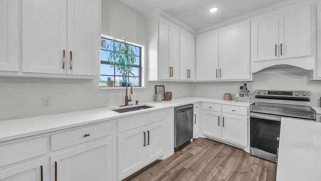 1381 County Road 1470, Chico, TX 76431 - kitchen with stainless steel appliances, white cabinets, light countertops, recessed lighting, and custom exhaust hood