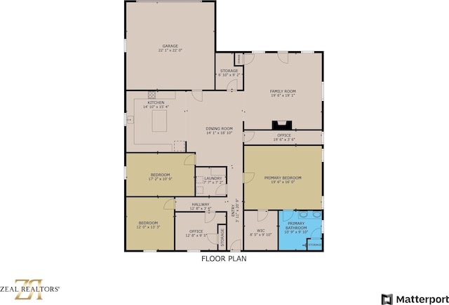 1381 County Road 1470, Chico, TX 76431 - view of property floor plan