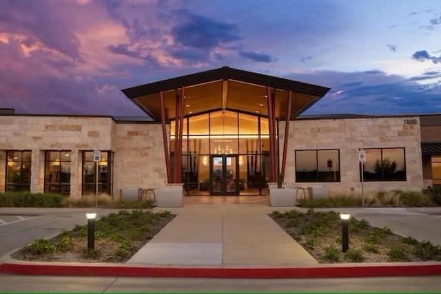 7616 Heritage Dr, Little Elm, TX 76227 - view of property at dusk