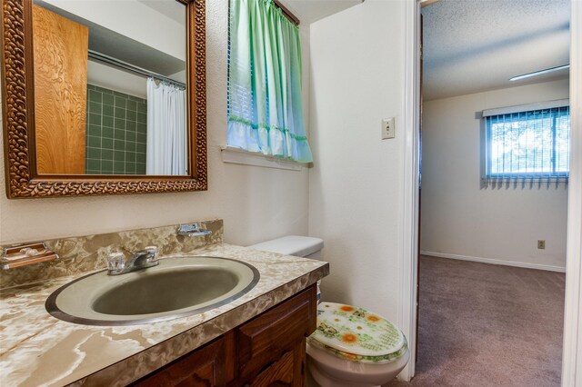 328 Bennett Cir, Desoto, TX 75115 - bathroom with vanity and a shower with shower curtain
