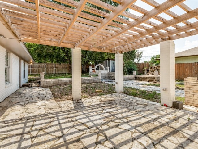 3836 Diamond Loch E, North Richland Hills, TX 76180 - fenced backyard featuring a patio and a pergola