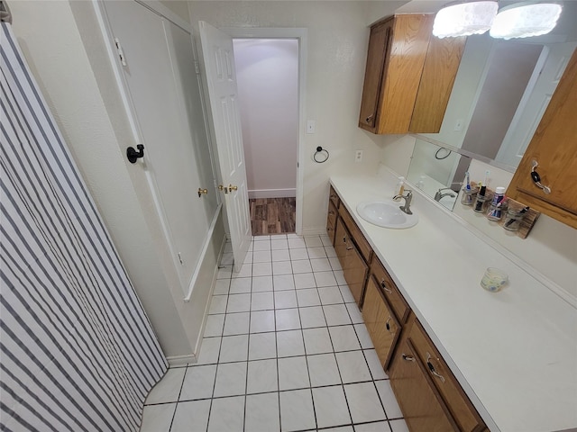800 County Road 1030, Mount Pleasant, TX 75455 - bathroom featuring vanity and tile patterned flooring