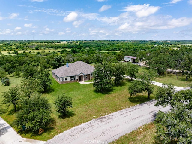 408 Lake Arbor Dr, Weatherford, TX 76088 - view from above of property with a heavily wooded area