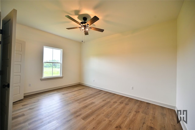 719 Germantown Rd, Minden, LA 71055 - unfurnished room featuring ceiling fan and wood finished floors