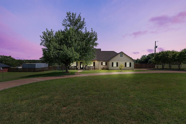 3120 Michele Ct, Weatherford, TX 76088 - view of front of property with curved driveway