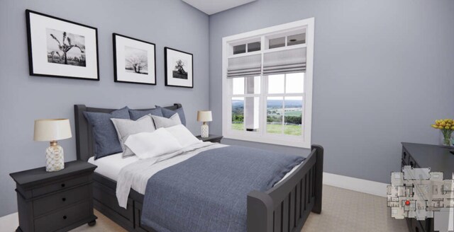 TBDSinclair W Highway 199, Poolville, TX 76487 - bedroom with light carpet and baseboards