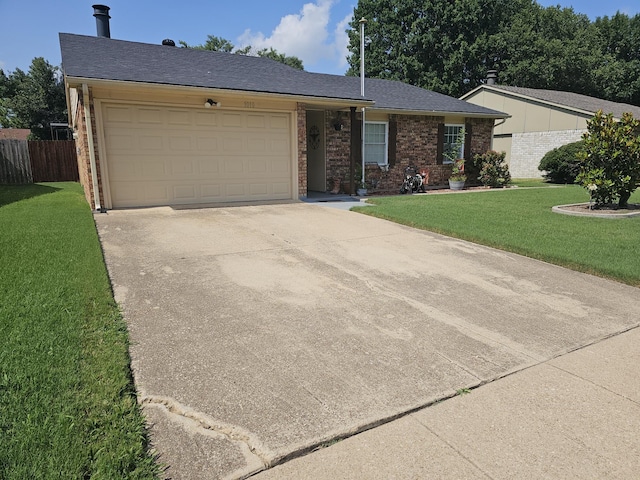 1010 California Trl, Grand Prairie, TX 75052 - single story home with brick siding, driveway, a garage, and a shingled roof