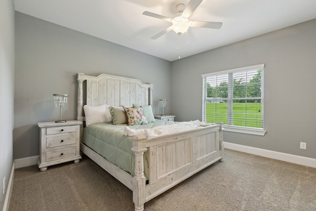 320 Tate Cir, Sherman, TX 75090 - bedroom featuring carpet floors and ceiling fan
