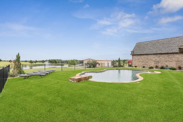 320 Tate Cir, Sherman, TX 75090 - view of swimming pool featuring a water view
