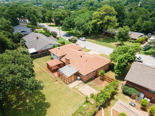 1228 Brookside Dr, Hurst, TX 76053 - aerial perspective of suburban area