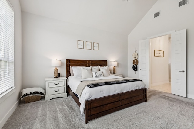 3364 Waverly Dr, Celina, TX 75009 - bedroom with carpet flooring and high vaulted ceiling