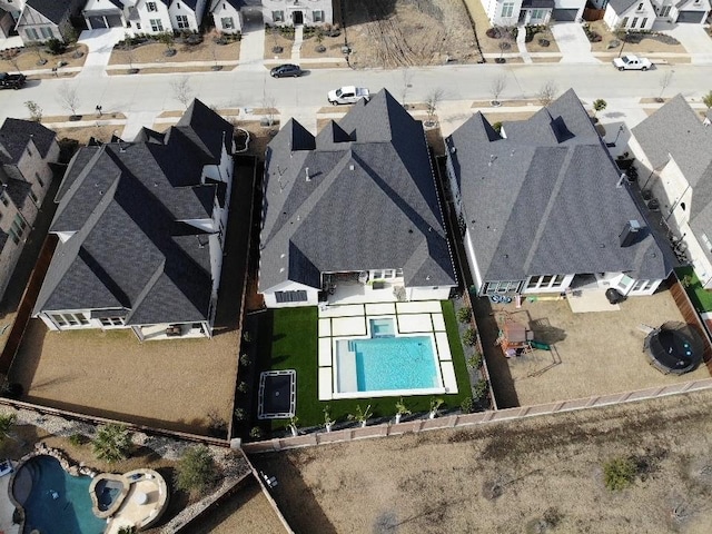 3364 Waverly Dr, Celina, TX 75009 - aerial view of residential area featuring a pool