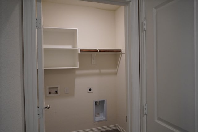 423 Pepperbark Ave, Princeton, TX 75407 - laundry room with electric dryer hookup, hookup for a washing machine, and hookup for a gas dryer