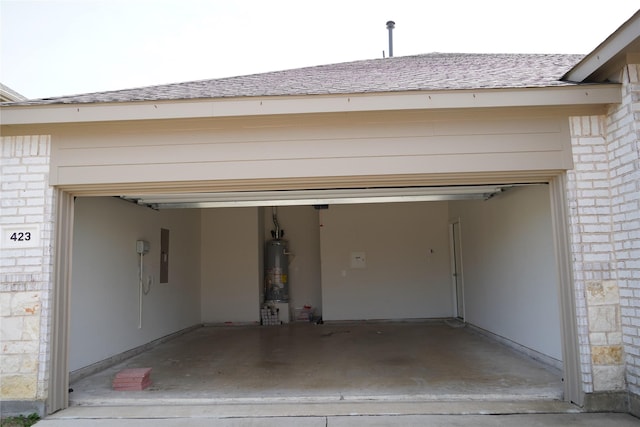 423 Pepperbark Ave, Princeton, TX 75407 - garage with water heater and electric panel