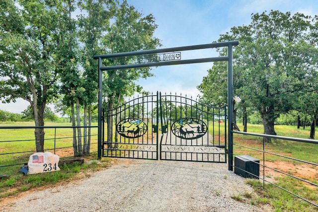 234 Pumphrey Rd, Loving, TX 76460 - view of gate