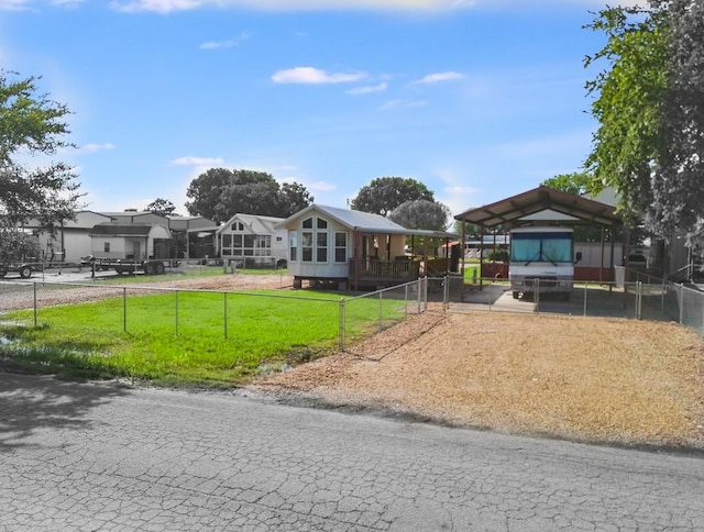 1045 Pelican Isle Dr, Kerens, TX 75144 - manufactured / mobile home featuring a detached carport