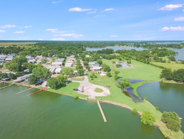 1045 Pelican Isle Dr, Kerens, TX 75144 - aerial view of property's location with a large body of water