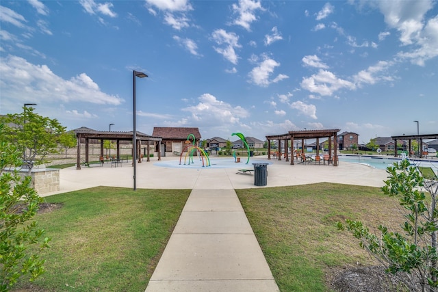 1315 Blessed Ln, Royse City, TX 75189 - view of home's community with a gazebo and a lawn
