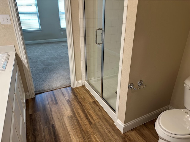 1206 Erika, Forney, TX 75126 - full bath with a shower stall and wood finished floors