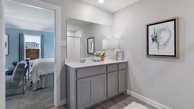 1525 Central Park Dr, Alvarado, TX 76009 - full bathroom with vanity, ensuite bathroom, and a shower