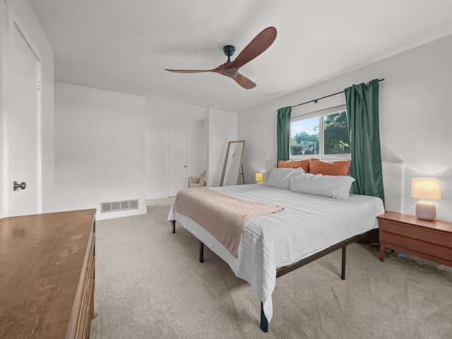312 Meadowlark Dr, Richardson, TX 75080 - bedroom featuring carpet flooring and a ceiling fan