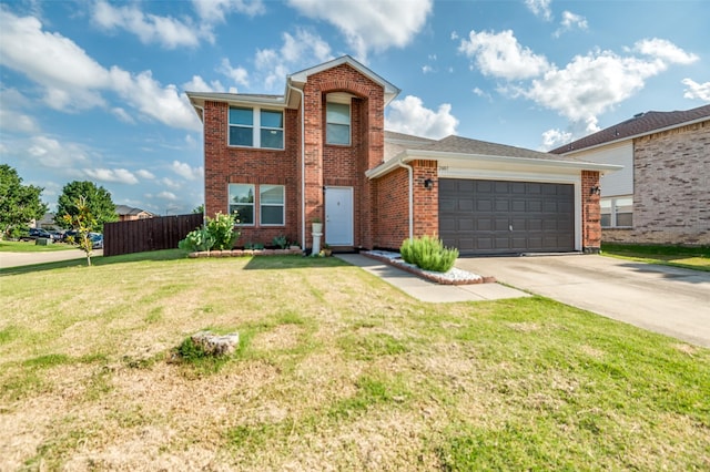 2007 Brazos Ct, Grand Prairie, TX 75052 - traditional home featuring an attached garage, brick siding, and driveway