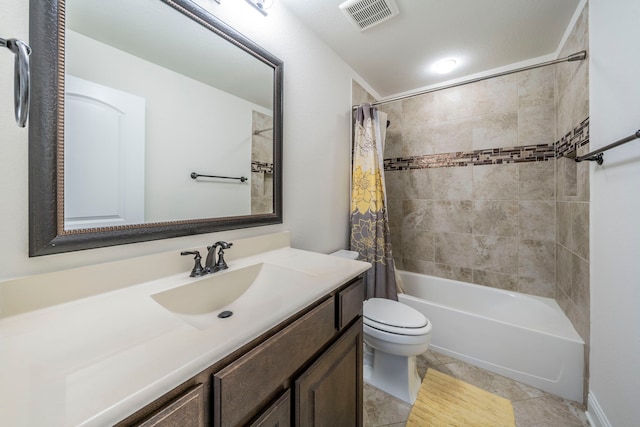 13122 Dolomite Dr, Frisco, TX 75035 - bathroom with vanity and shower / tub combo with curtain