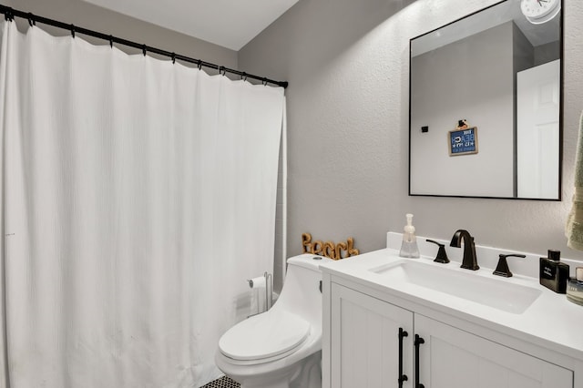 104 Nob Hill Cir, Malakoff, TX 75148 - full bathroom featuring vanity and a textured wall