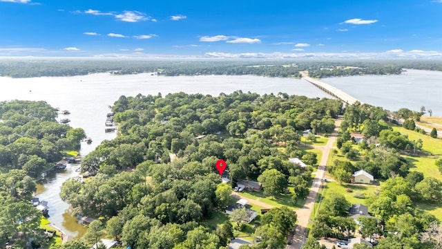 104 Nob Hill Cir, Malakoff, TX 75148 - aerial view of property's location with a large body of water