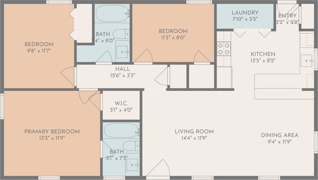 104 Nob Hill Cir, Malakoff, TX 75148 - view of home floor plan