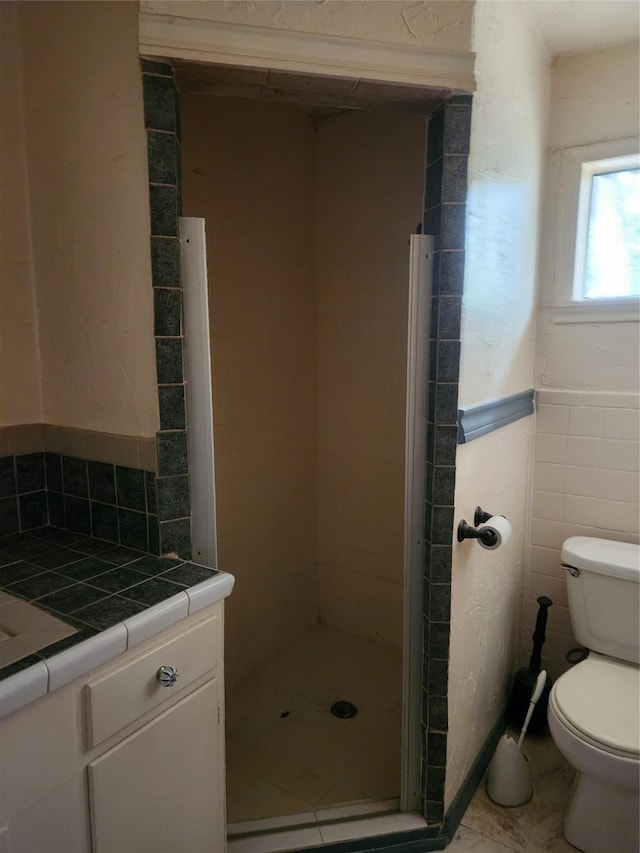 1000 Harrison St, Commerce, TX 75428 - full bathroom with a shower stall and vanity