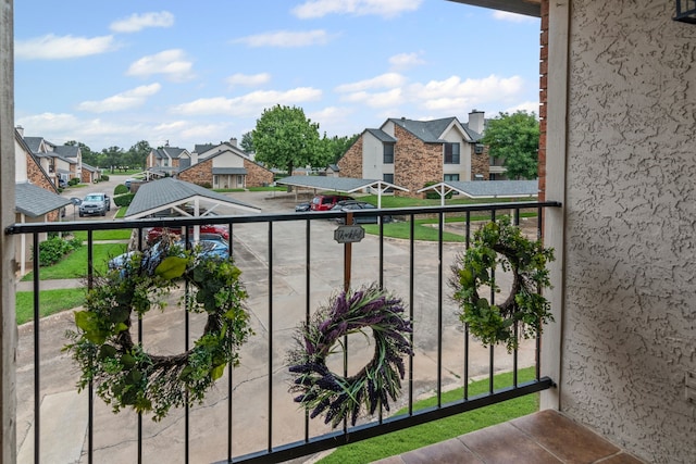 825 W Harwood Rd Unit A, Hurst, TX 76054 - balcony with a residential view