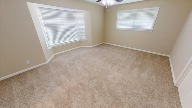 1410 Yarborough Dr, Sherman, TX 75092 - spare room with ceiling fan and carpet flooring