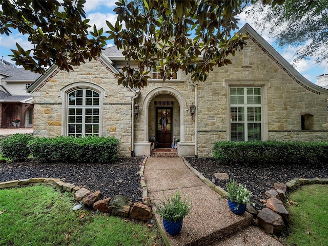 3309 Laurel Fork Dr, Mckinney, TX 75070 - french country style house featuring stone siding