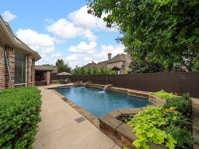 3309 Laurel Fork Dr, Mckinney, TX 75070 - view of swimming pool with a fenced backyard and a patio