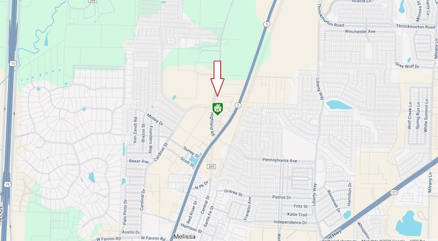 3714 Highland Rd, Melissa, TX 75454 - map of property location