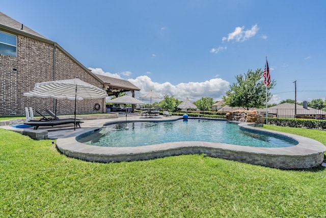 407 Emerson Dr, Rockwall, TX 75087 - view of pool with a patio