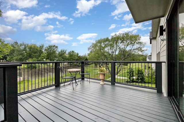 1022 Bow St, Rockwall, TX 75087 - view of wooden terrace