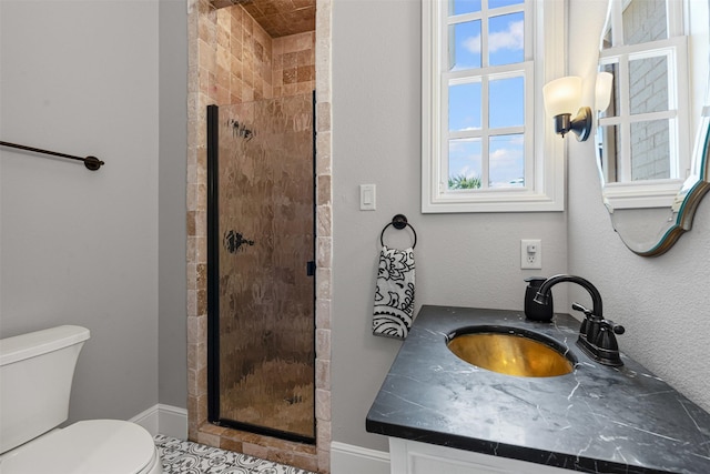2305 Castle Creek Dr, Mansfield, TX 76063 - bathroom with a stall shower and vanity