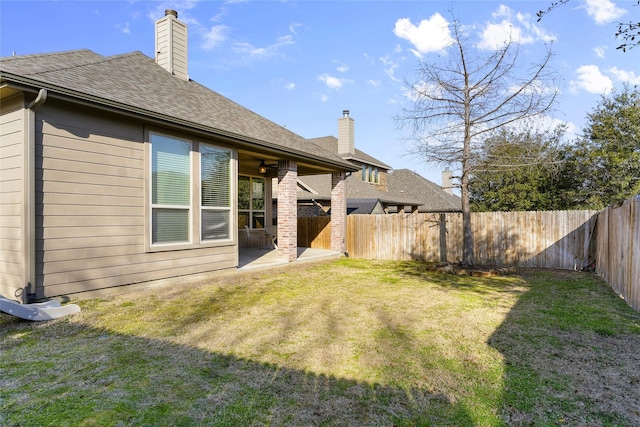 5201 Datewood Ln, Mckinney, TX 75071 - fenced backyard with a patio area