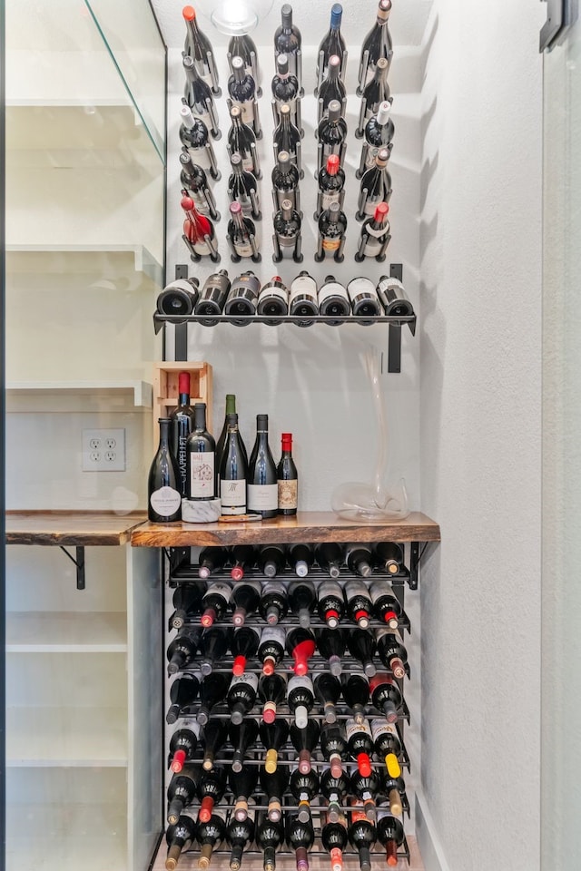 4111 Newton Ave Unit 2, Dallas, TX 75219 - wine room with wine cooler