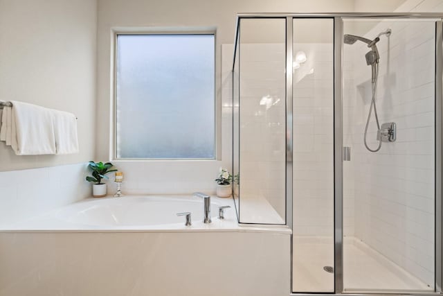 3680 Twin Pines Dr, Grand Prairie, TX 76065 - full bathroom with a bath and a stall shower