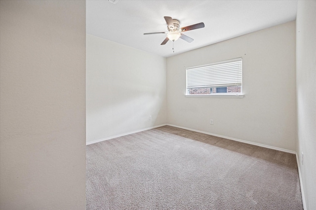 330 Broken Bow, Krum, TX 76249 - carpeted spare room with a ceiling fan and baseboards