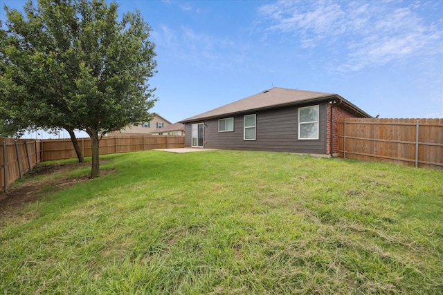 330 Broken Bow, Krum, TX 76249 - fenced backyard featuring a patio area