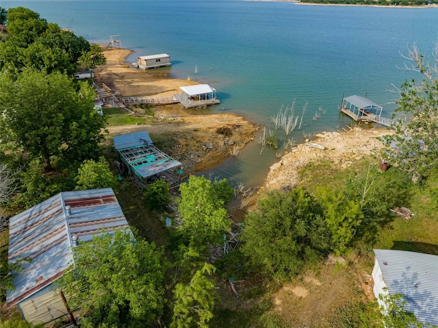 10074 County Road 200, Breckenridge, TX 76424 - drone / aerial view of a nearby body of water