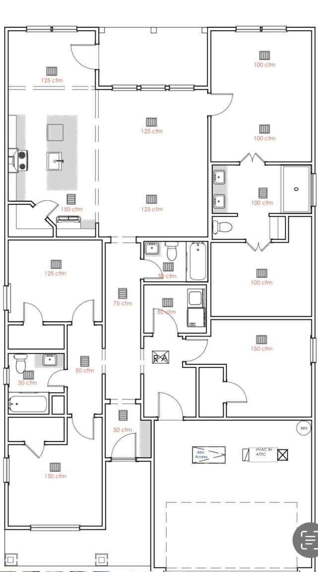 1117 Fort Worth, Grand Prairie, TX 75050 - view of property floor plan