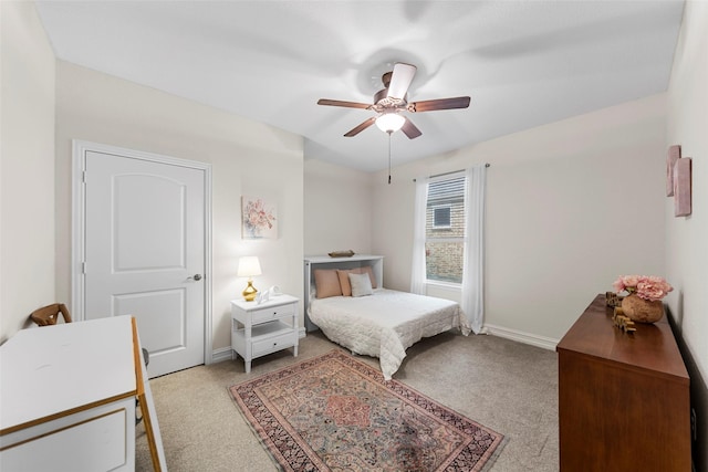 2142 Flagship Ct, Frisco, TX 75036 - carpeted bedroom with baseboards and ceiling fan